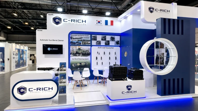 Modern C Rich exhibition booth designed by professional exhibition stand builder
