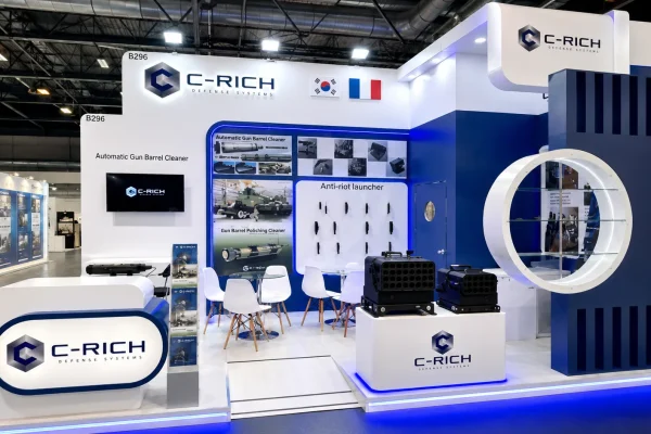 Modern C Rich exhibition booth designed by professional exhibition stand builder